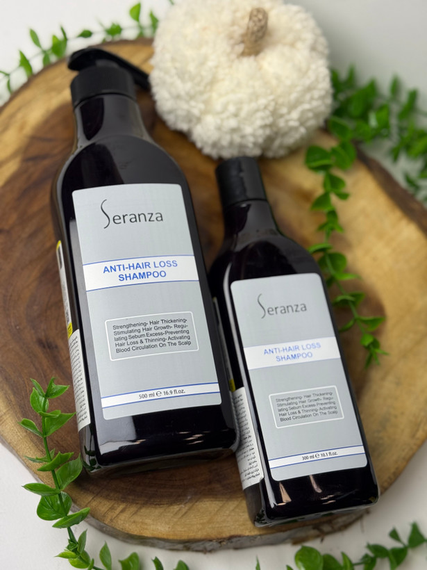 شامپو ضد ریزش ۵۰۰ میل سرانزا برای خانمها و آقایان