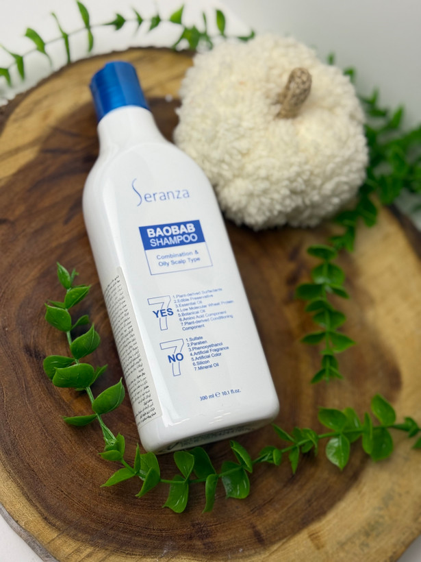 شامپو بدون سولفات سرانزا ۵۰۰ میل موهای چرب