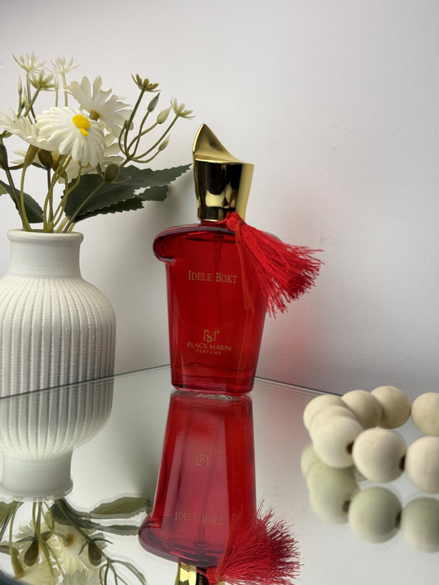 عطر جیبی زنانه رایحه بوکت ایدل برند بلک مارین حجم 25 میل