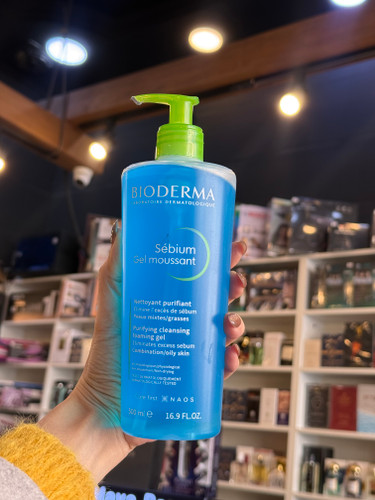 ژل شستشوی صورت بایودرما سبیوم مخصوص پوست چرب و مختلط