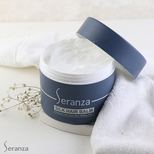 بالم مو سرانزا Silk حجم ۵۰۰ میل مناسب موهای خشک و رنگ شده