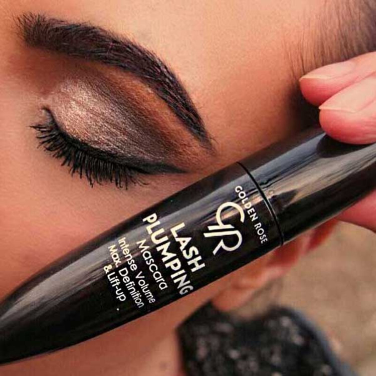 ریمل گلدن رز لش پلامپینگ مشکی بدونریزش ضدحساسیت