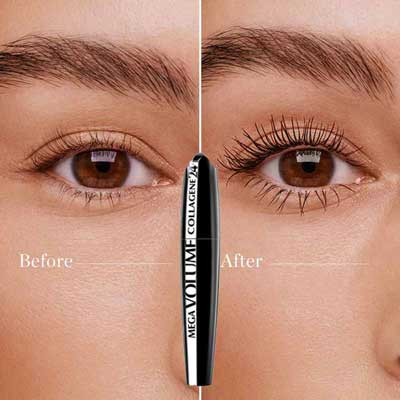 ریمل حجمدهنده و بلند کننده لورال Mega Volume Collagène مشکی