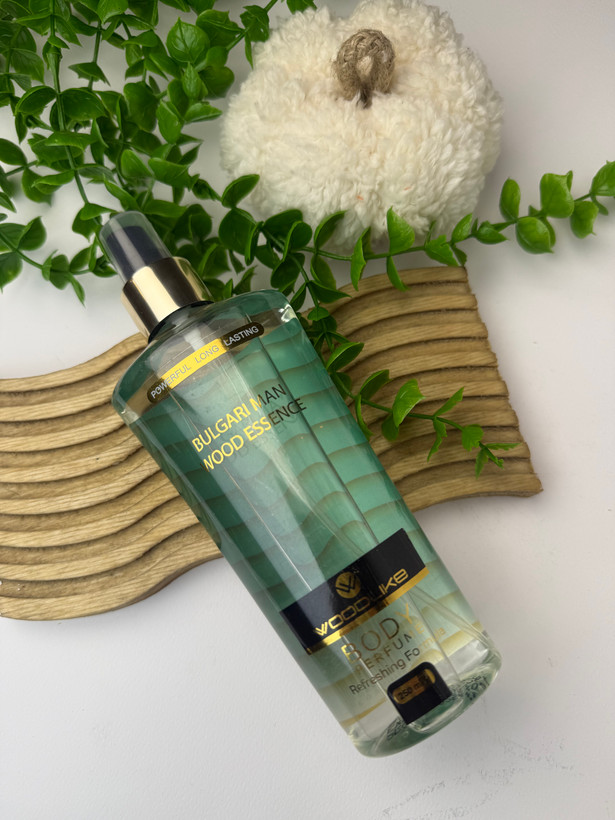 بادی اسپلش وود لایک بولگاری وودسنس اصل | رایحه چوبی و خنک مردانه ماندگار