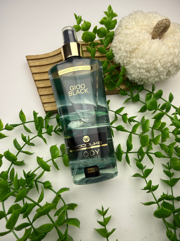 بادی اسپلش وود لایک جیو بلک اصل | رایحه تلخ و مردانه شیک ماندگار