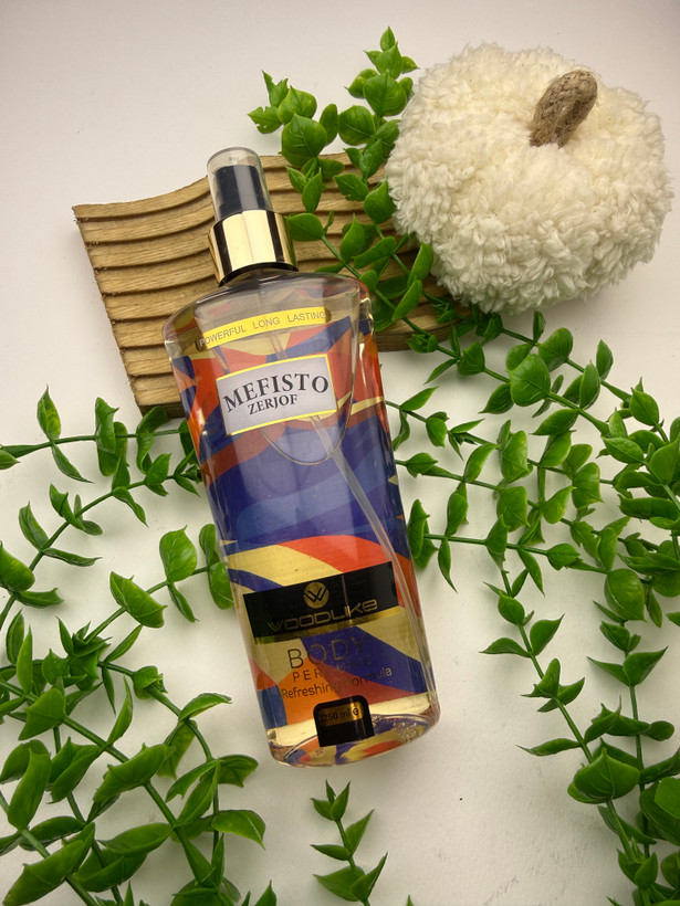 بادی اسپلش وود لایک مفیستو اصل | رایحه خنک و مردانه جذاب ماندگار