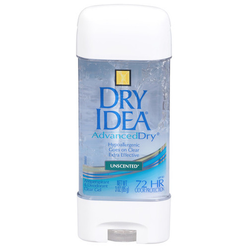 ژل شفاف ضد تعریق درای آیدیا ۷۲ ساعته مدل UNSCENTED اصل وزن 85 گرم