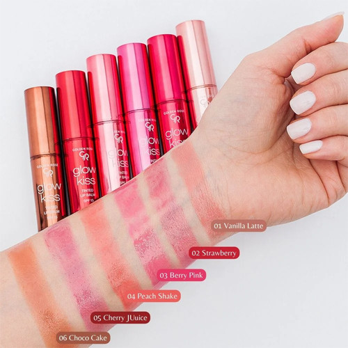 بالم لب رنگی گلدن رز دارای SPF15