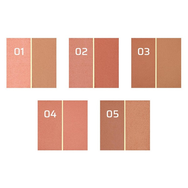 پالت رژگونه دورنگ گلدن رز مدل Iconic