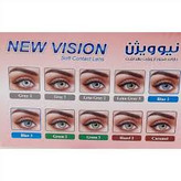 لنز چشم رنگی روزانه نیوویژن (NEW VISION) به همراه جالنزی