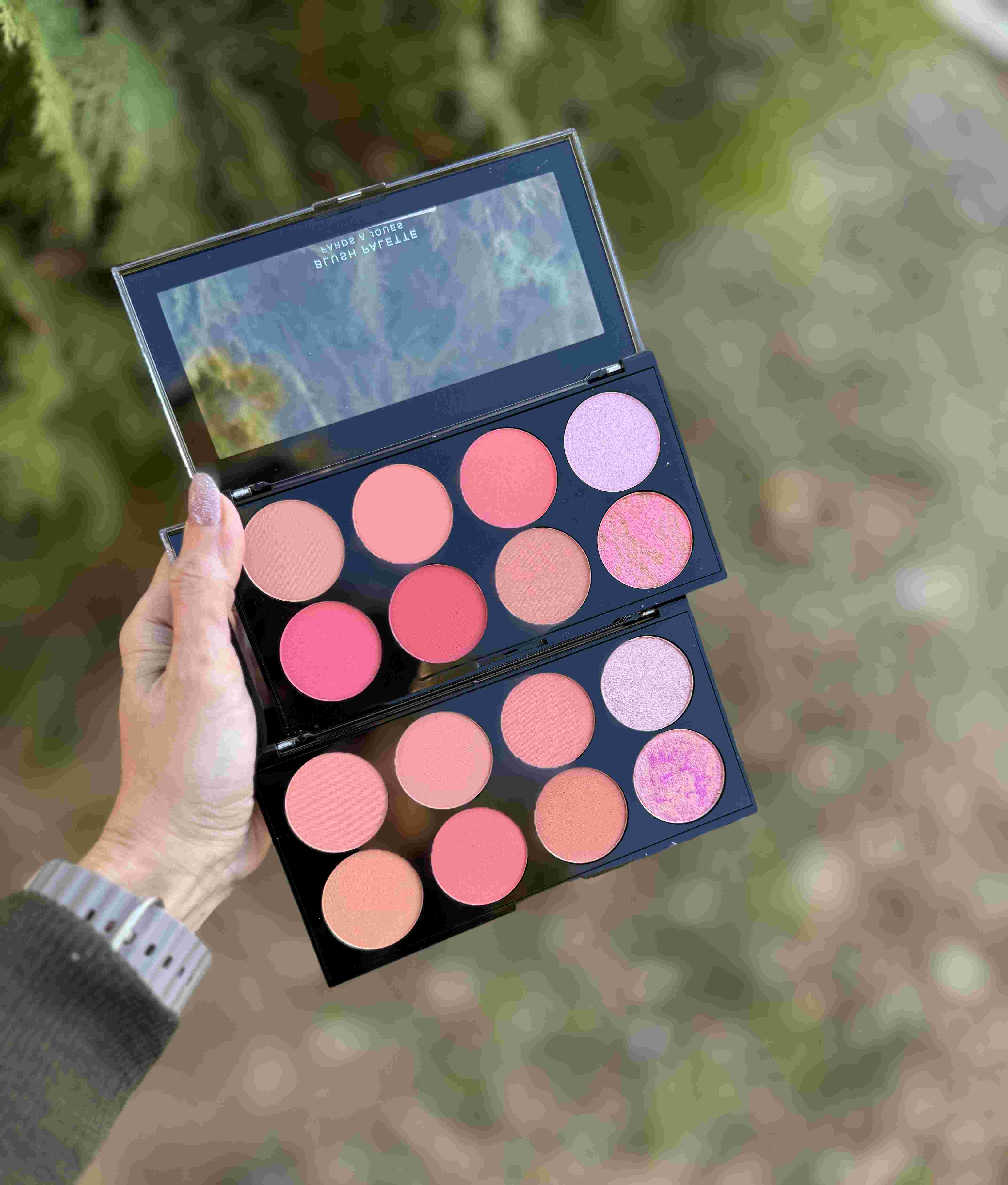 پالت رژگونه پودری ۸رنگ بیو استار شاین و‌مات