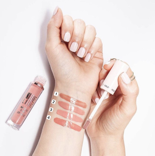 رژلب مایع براق نودلوک Nude Look گلدن رز اصل