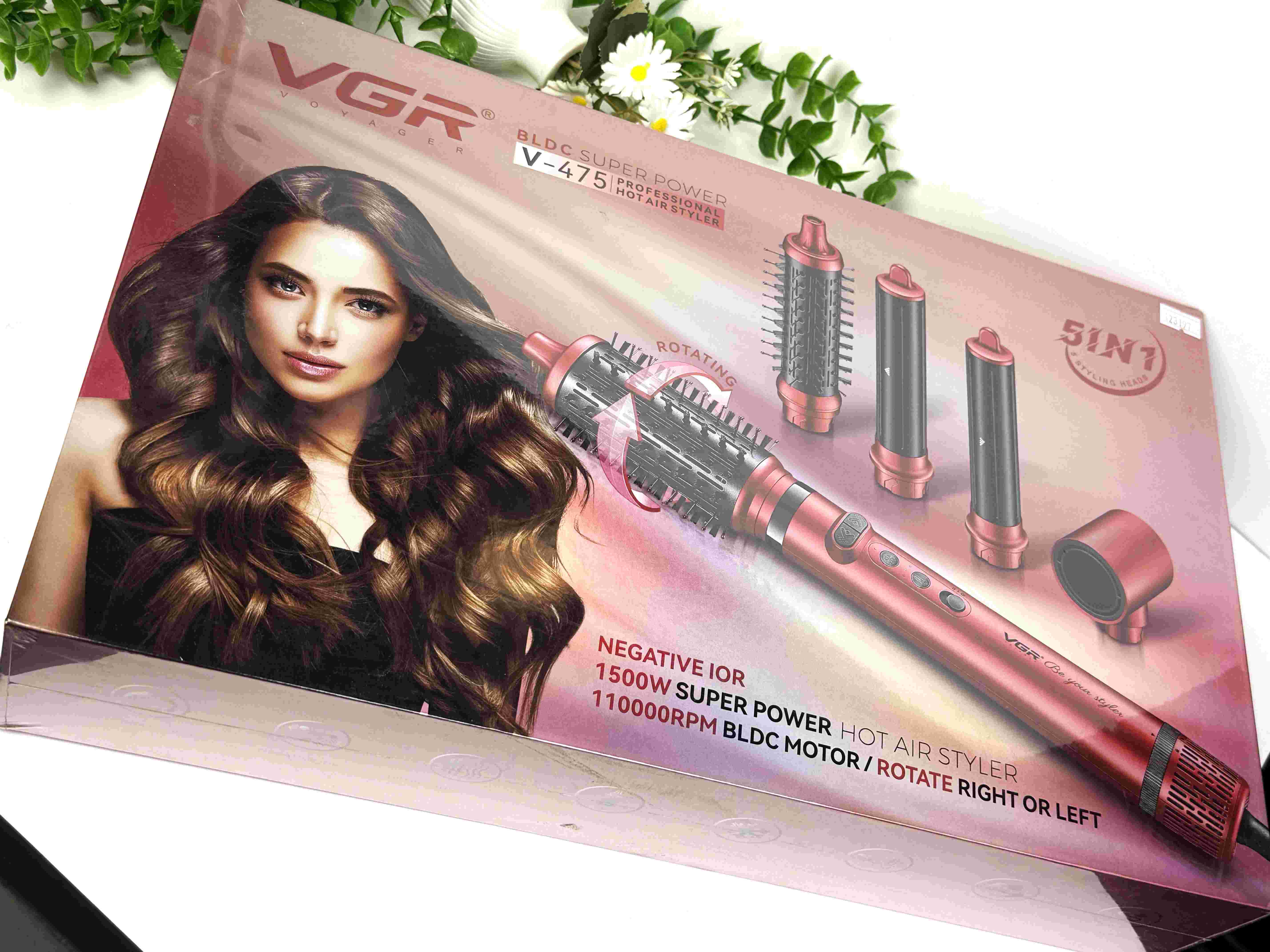 برس حالت دهنده مو حرفه ای وی جی آر مدل V – 475