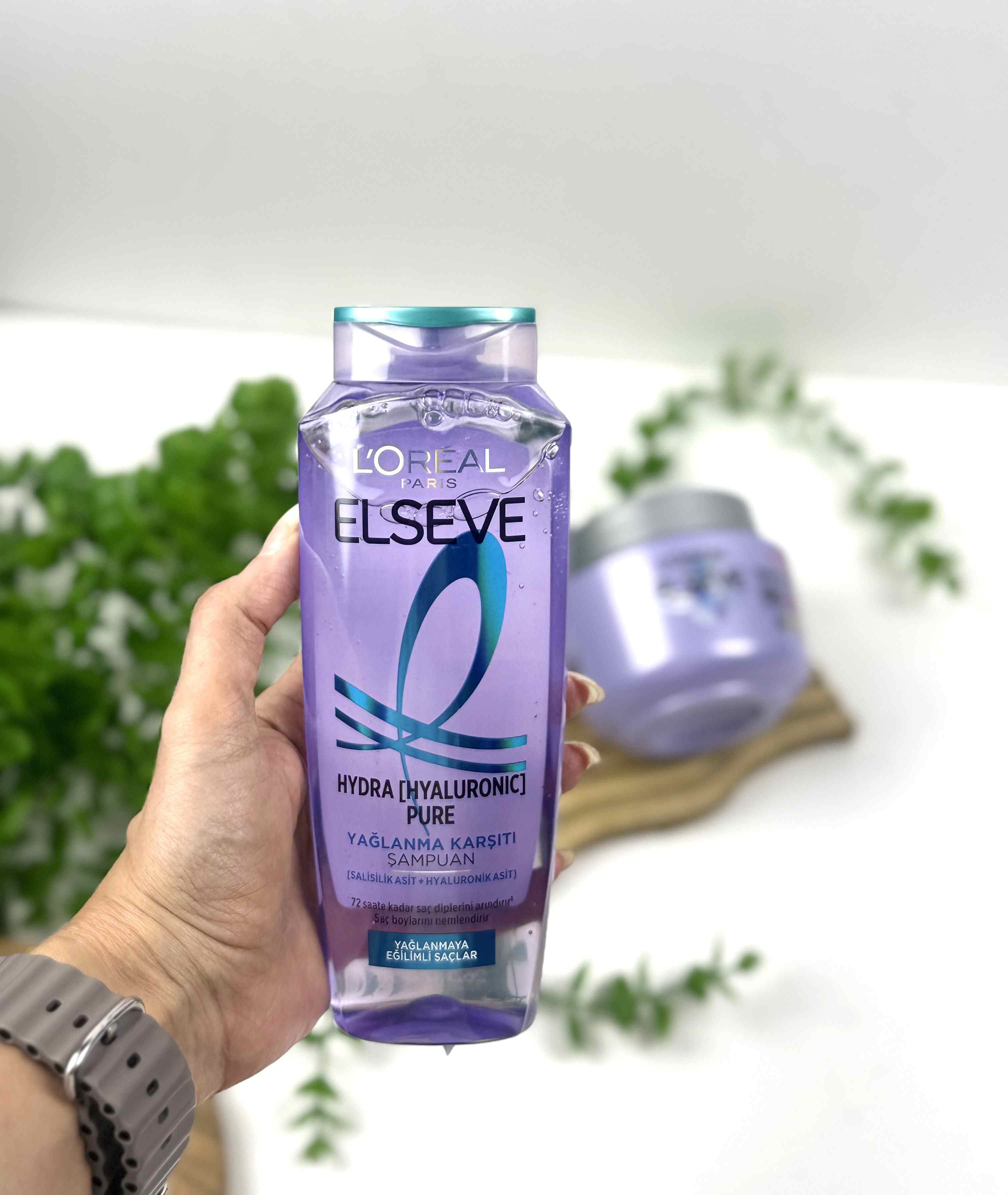 شامپو لورال Loreal موهای چرب مدل Hydra Hyaluronic Pure حجم 300 میل