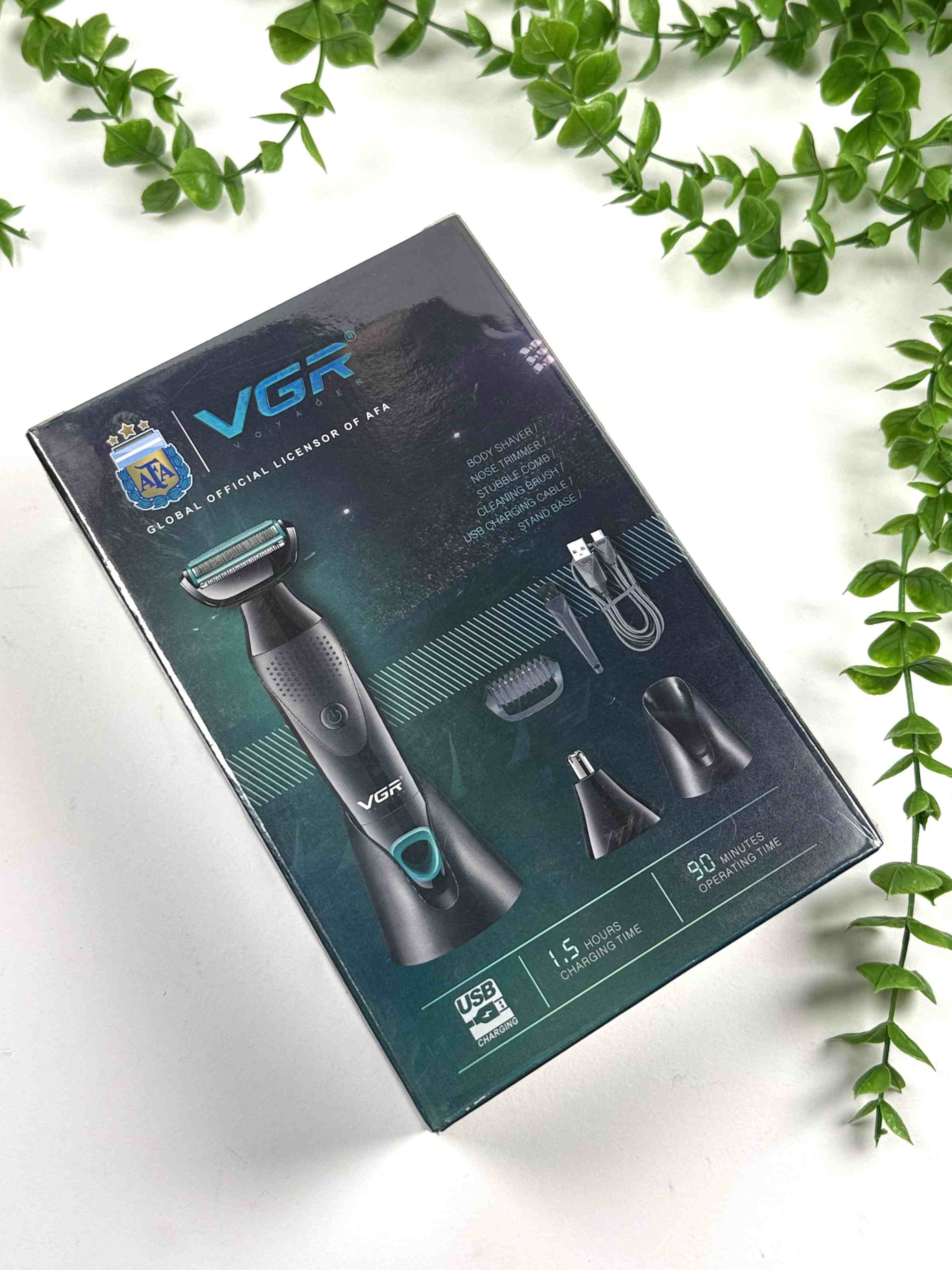 ماشین اصلاح وی جی آر مدل V-601 با تکنولوژی برش مستقیم و ضد آب